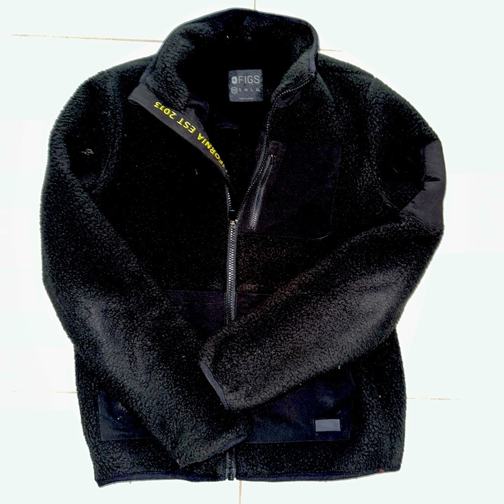 Figs Jackets & Coats Figs Fleece On Shift Jacket Size… Gem